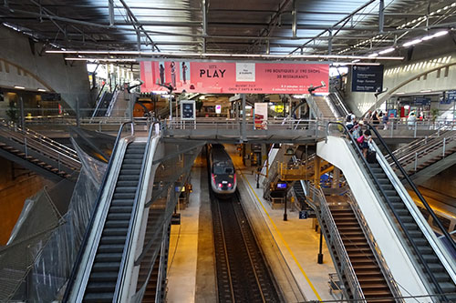 la gare TGV Marne-la-Vallée